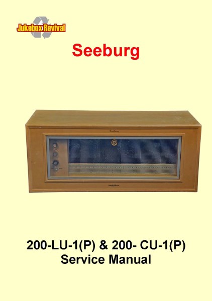 1952 Service manual 200-CU1(P) en 200-LU1(P) library unit