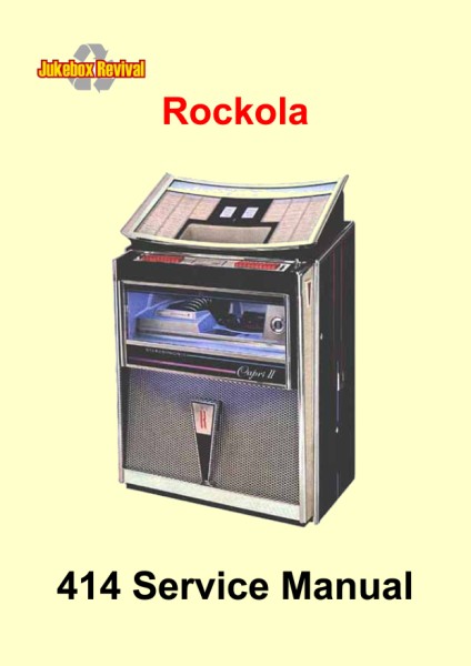 1963 Service manual model 414 Capri II & 414S Capri II de luxe