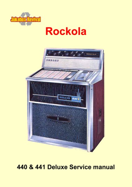 1969 Service manual model 440 & 441 Deluxe