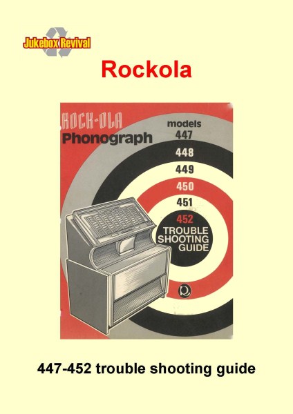 1972-1975 Trouble shooting models 447 until 452