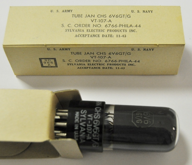 Buis 6V6GT - VT107 JAN Sylvania