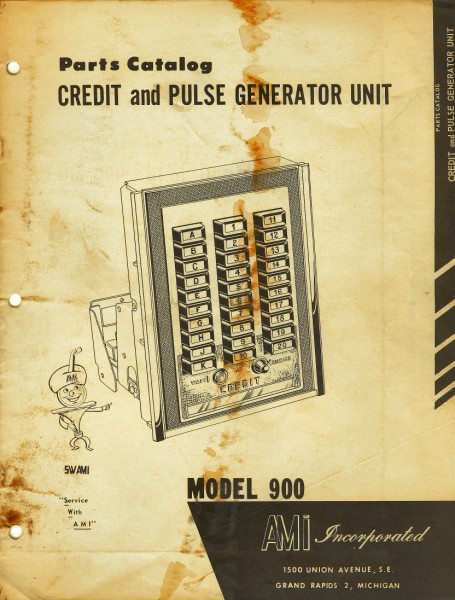 Ami G200 parts catalog credit and pulse generator unit (2)
