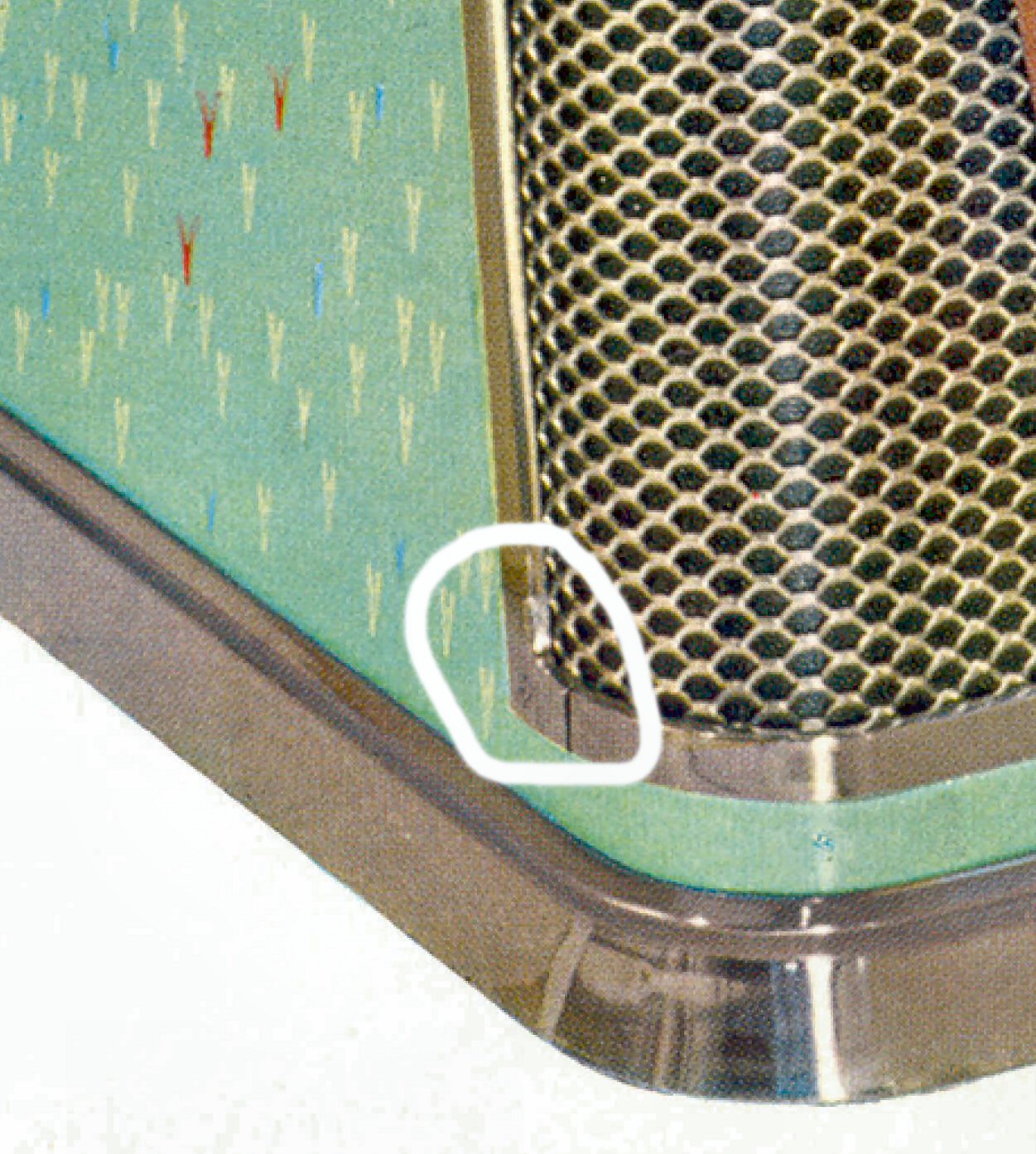 AMI I afdekhoekje onderdeelnummer H-2310