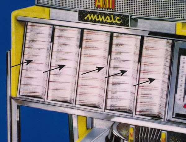 AMI G200 titelrek ruitjes (set van 5)