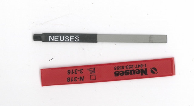 Burnishing tool fine