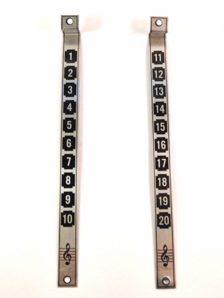 Buckley NOS cijfers zwart/zilver 20 select