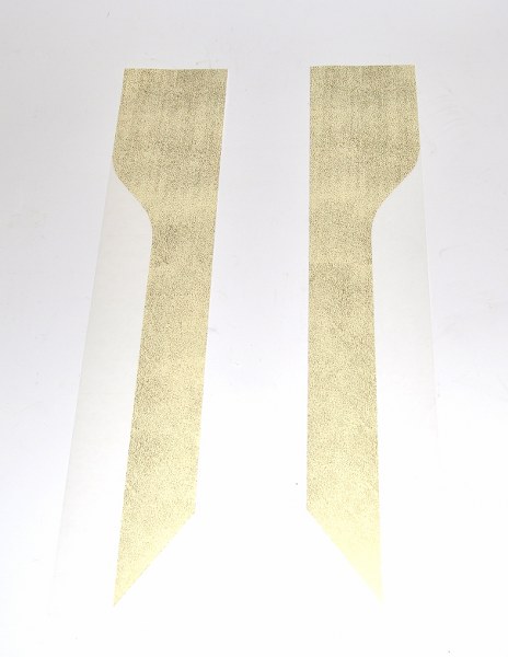 Wurlitzer 1800 stickers tussen zijruitjes en kast - part# 62331 & 62332