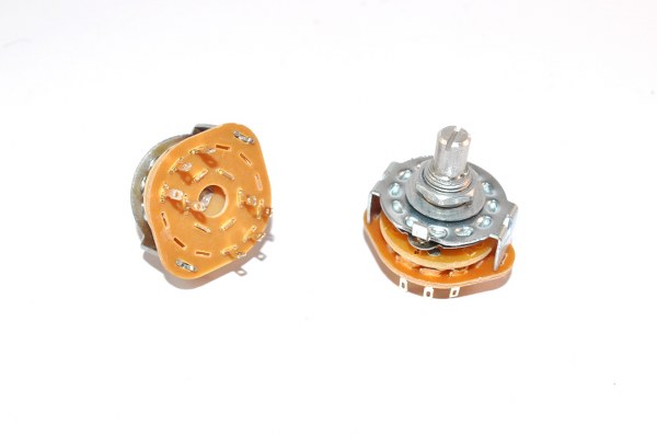 Draaischakelaar 2 contacten 3 standen