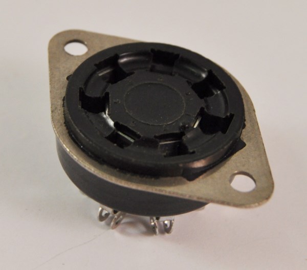 7 polige buisvoet / chassisdeel Amphenol NOS - 77-mip-7S