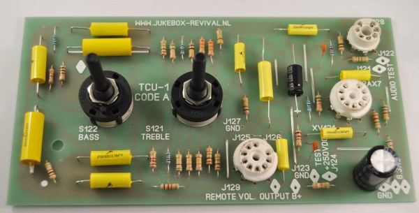 Printplaat TCU-1 Seeburg volledig geassembleerd