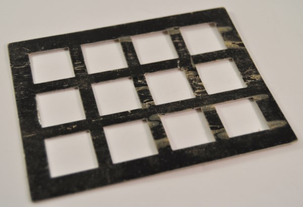 Seeburg SPS160 Selector keyboard insert - metal - part# 497948