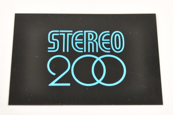 Rowe AMI Stereo 200 kaartje