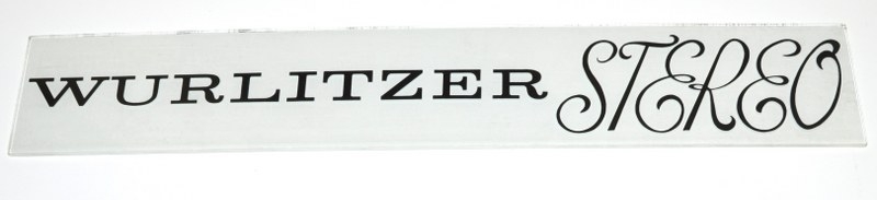 Wurlitzer 2700 Front Glass NOS - part# 122229 Wurlitzer 2700 Front Glass NOS - part# 122229