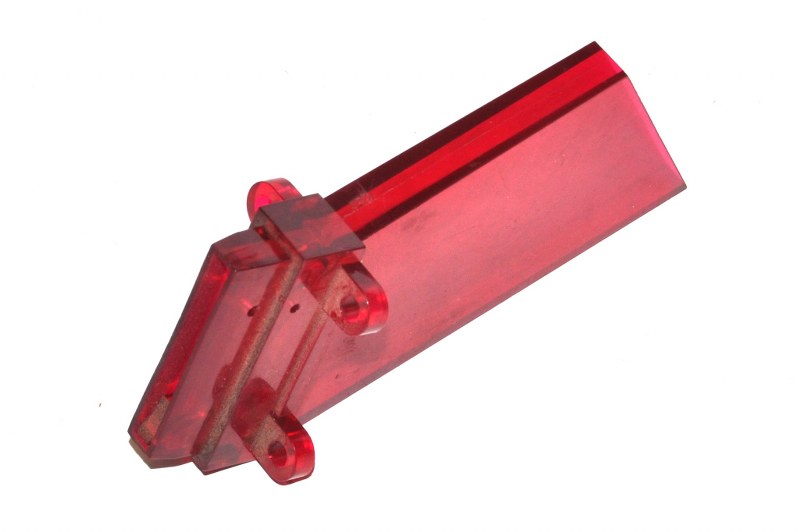 Rockola 453 454 459 460 Coin Chute Dome (red) - part# 48973