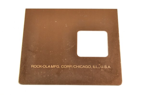 Rockola 488 Sticker onder keyboard Sunset Gold - part# 53489