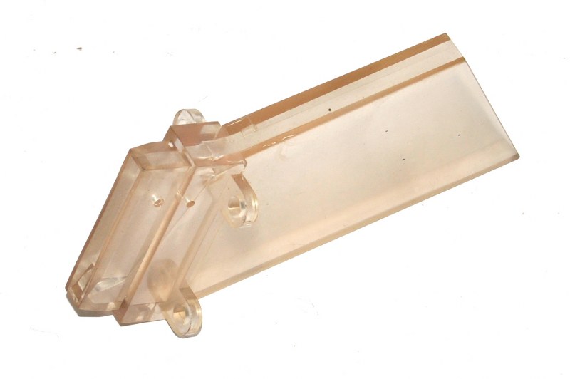 Rockola 453 454 459 460 Coin Chute Dome (white) - part# 48973