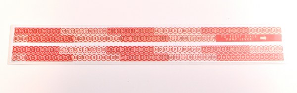 Seeburg VL200 stickers voor platenmagazijn en populariteitsmeter