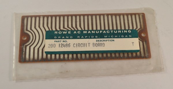 Rowe AMI circuit board - part# 200-12486