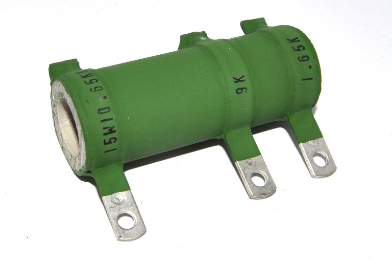 Wurlitzer vermogensweerstand 10.65 kOhm (9 kOhm + 1.65 kOhm)