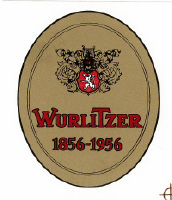 Wurlitzer jubileum decal 1900 & 2000