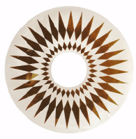 Draaitafel afdekking goud