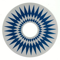 Draaitafel afdekking blauw