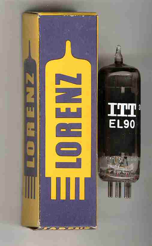 Tube/valve EL90 = 6AQ5 Lorens