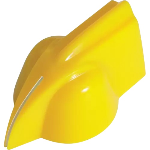 Knop chickenhead geel