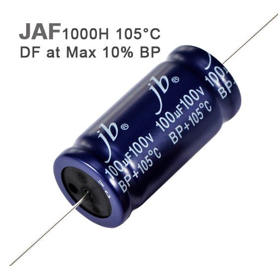 1500 uF 50 Volt Bi-polaire condensator