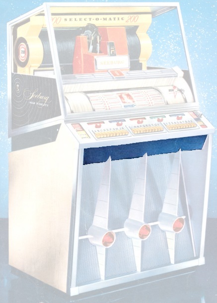 Seeburg KD Onderkant toetsenbord