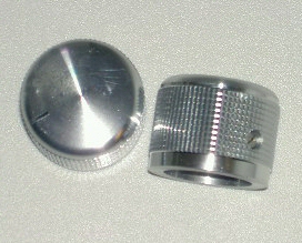 Aluminium knop klein