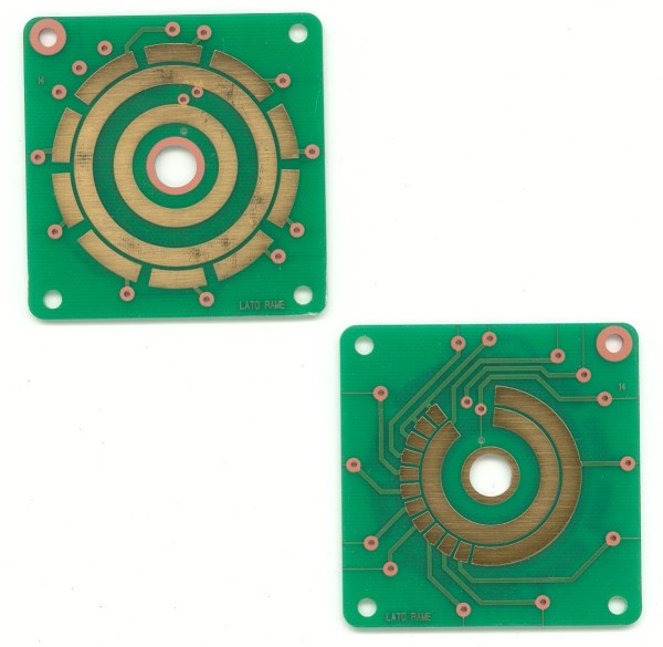 Printplaat letter stepper