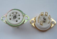 7 polige keramische buisvoet verguld