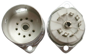 9 polige buisvoet van keramisch materiaal