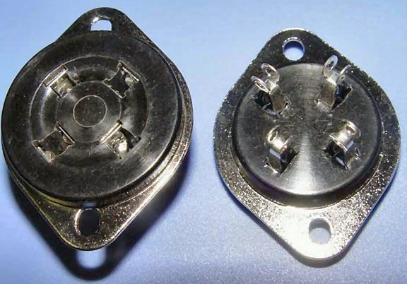 4 polige buisvoet kunststof