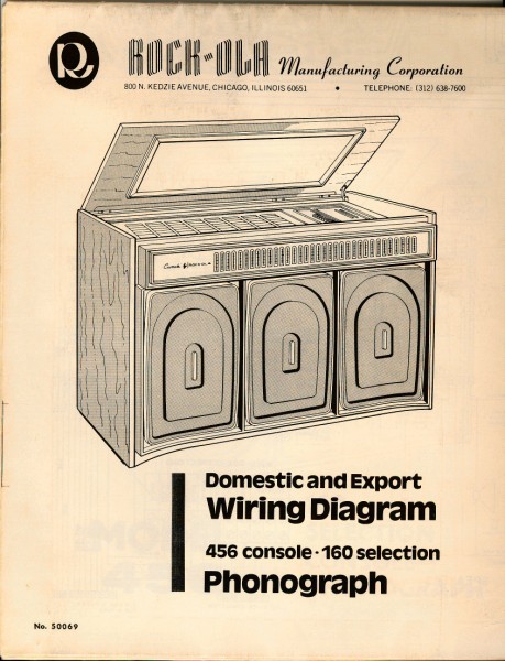Rock–ola model 456 wiring diagram