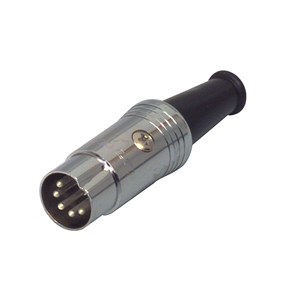 5 pins DIN plug male