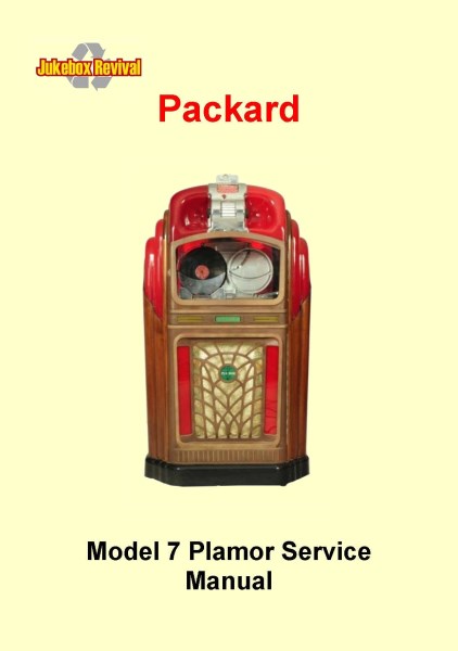 Service manual Packard Pla-mor model 7