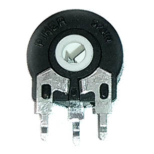 Instelpotmeter staand model 15 mm