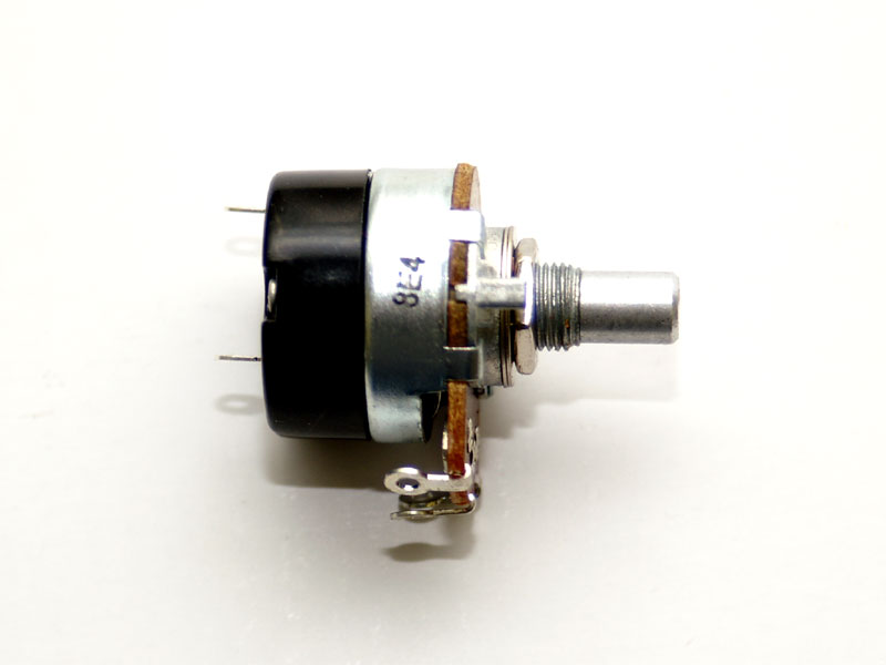 Potentiometer ALPHA mono logaritmic 24 mm with switch SPST Potentiometer ALPHA mono logaritmic 24 mm with switch SPST