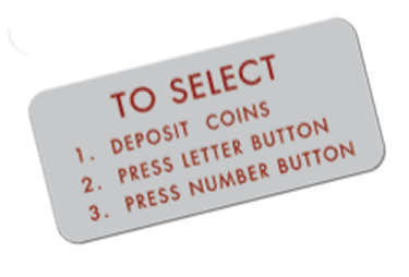 Rockola Tempo 2 Instructions sticker