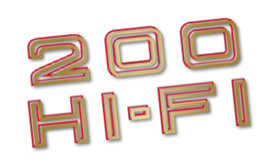 Rockola 1465 200 HI-FI voorruit stikkers (set)