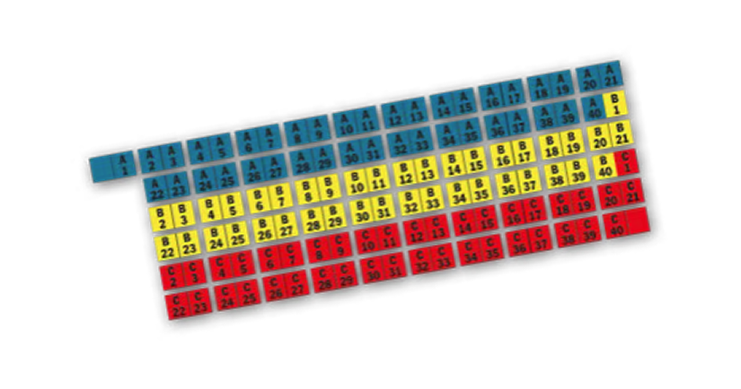 Rockola 1468 Tempo 1 120 select platenmagazijn stikkers
