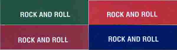 Rock & Roll Button classification heading V, VL & KD Rock & Roll Button classification heading V, VL & KD