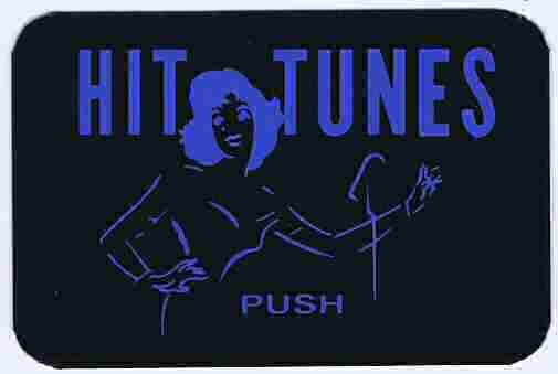 Kaartje in druktoets voor Tempo 1 - Hit tunes