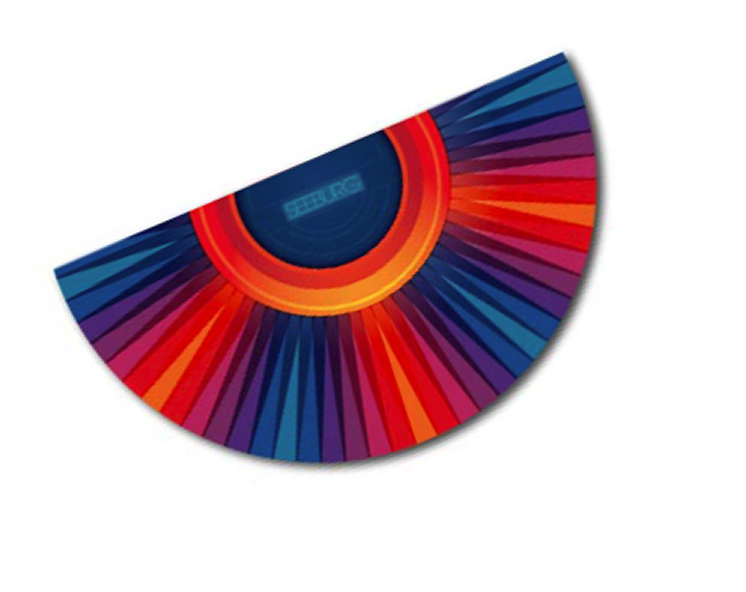 Seeburg STD3 Sunstar Lower Front Glass Translight Film Seeburg STD3 Sunstar Lower Front Glass Translight Film