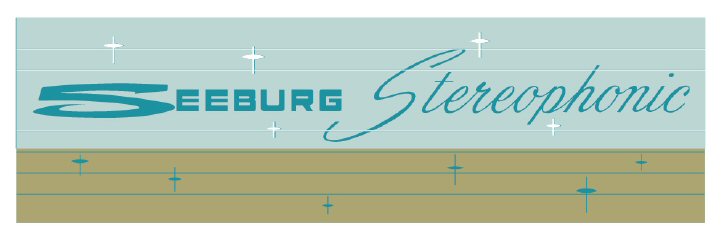 Seeburg EY100 stikker voor bovenste glas