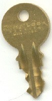 Wurlitzer key LF50 for 700, 750, 750E, 800 , 850, W850A, 950 Wurlitzer key LF50 for 700, 750, 750E, 800 , 850, W850A, 950