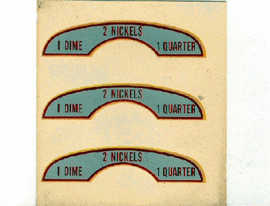 Klein wallbox pricing decal (NOS)