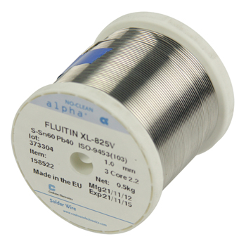 Soldeertin fluitin XL825 / 1532 1mm 500 gr